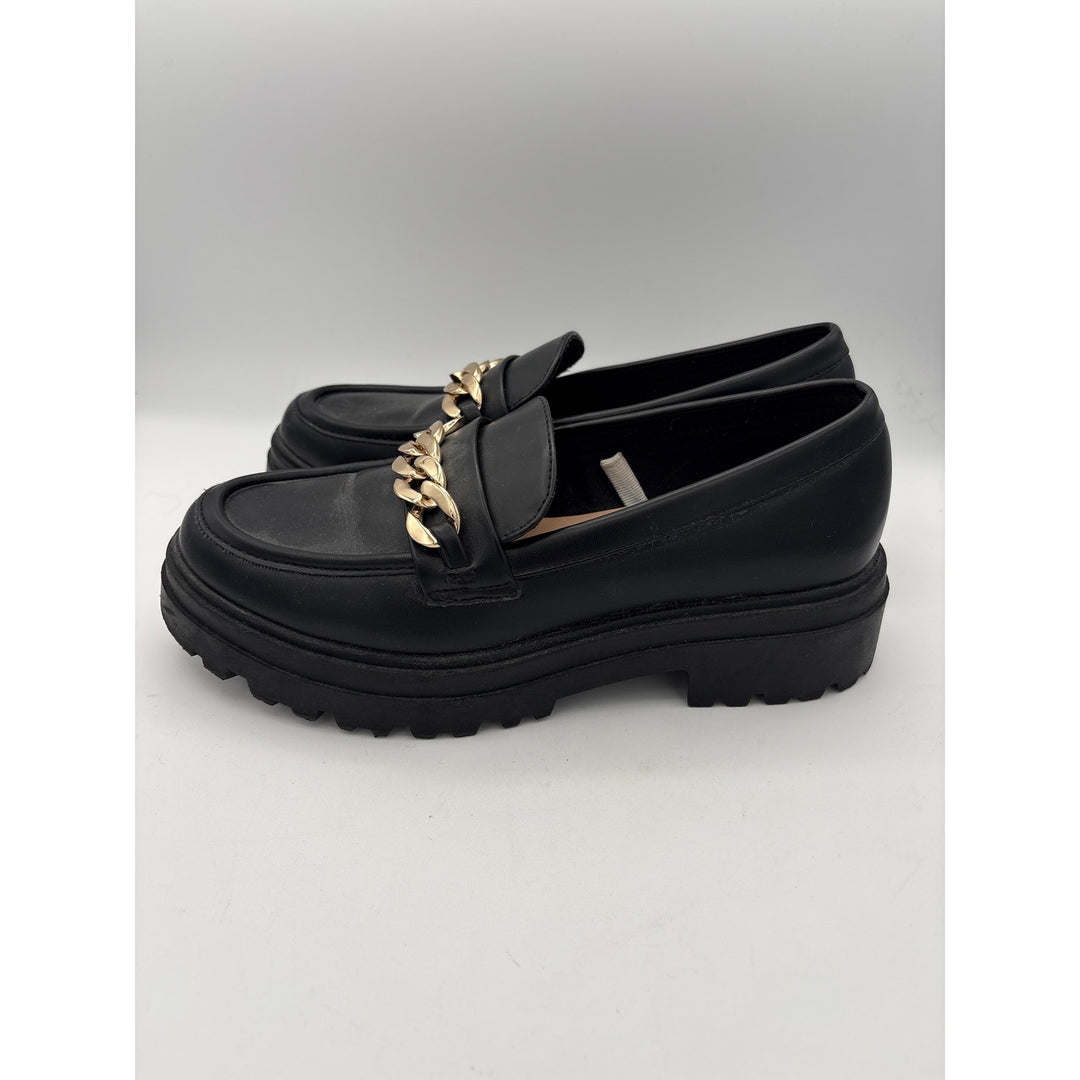 Women’s A New Day Size 8 1/2 Black Oxford Platform Mary Jane’s