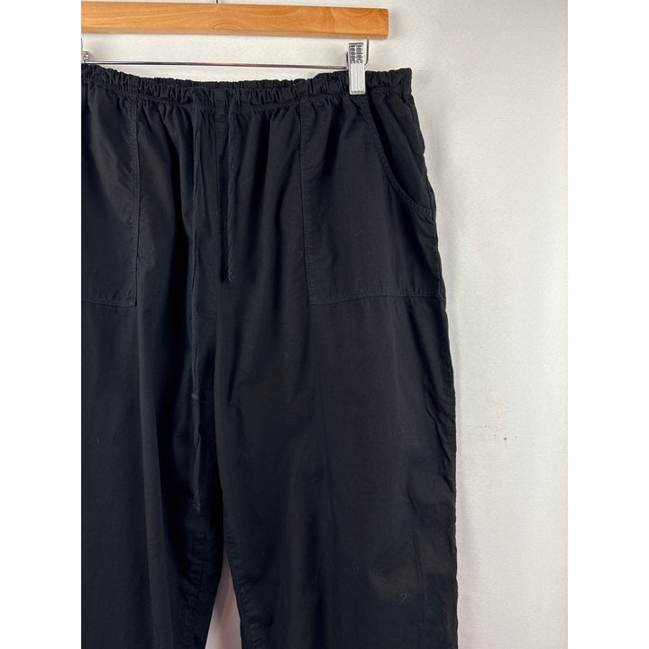 Women’s Fresh Produce Size 16 Black Drawstring Capri Pants