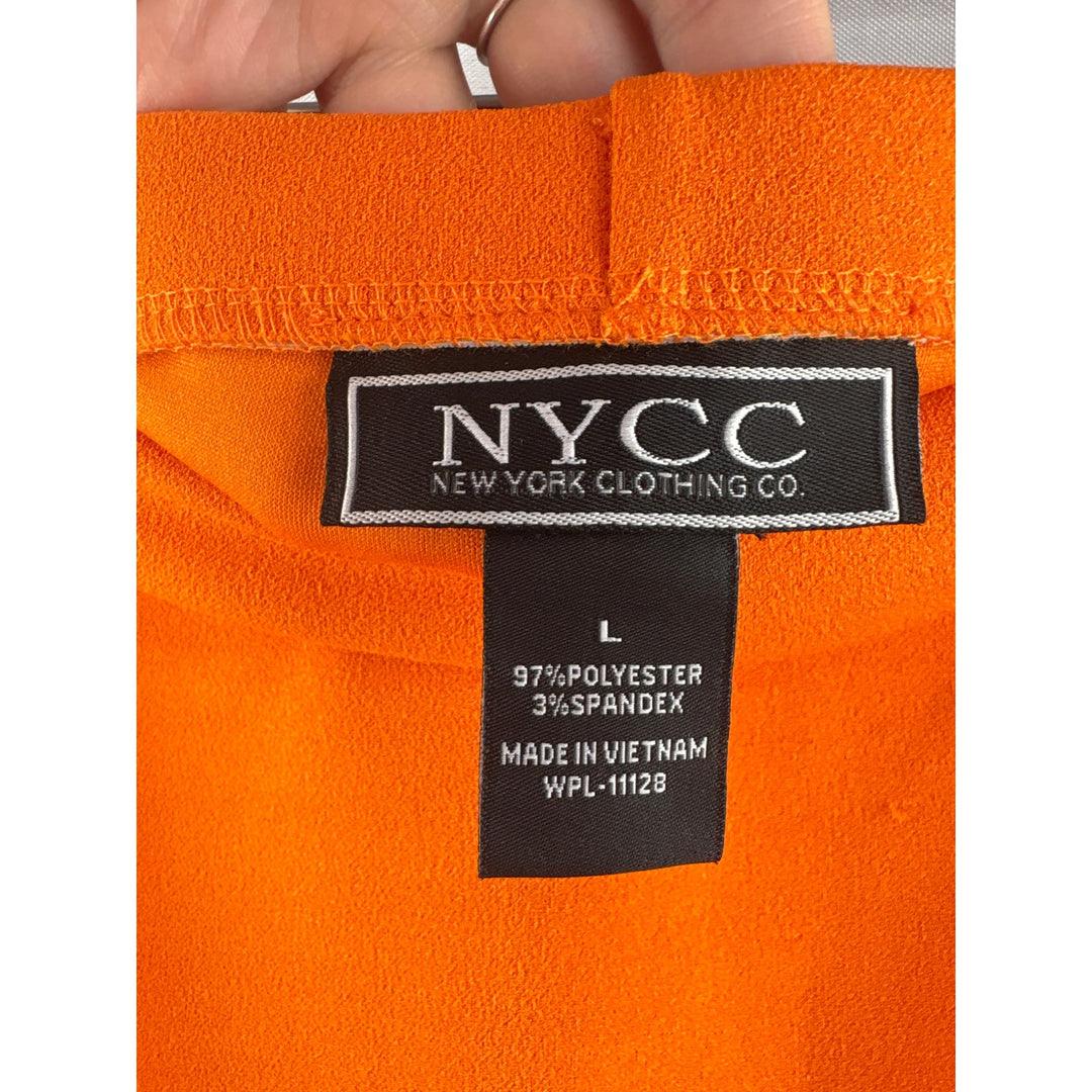 Women’s NYCC Large Bright Orange Pencil Skirt