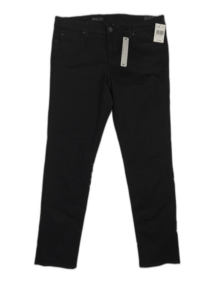 Womens KUT from the Kloth Diana Skinny Jeans Black Size 14 NWT