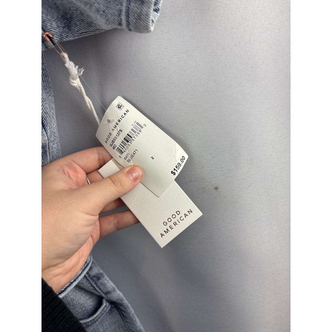 Women’s Good American Size 2 Light Washed Jean Pantsuit