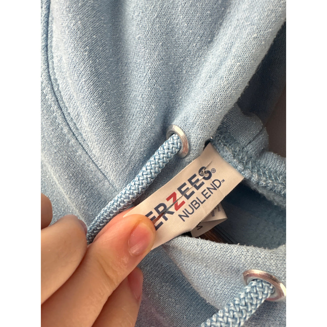 Women’s Jerzees Medium Sky Blue Inspirational Hoodie