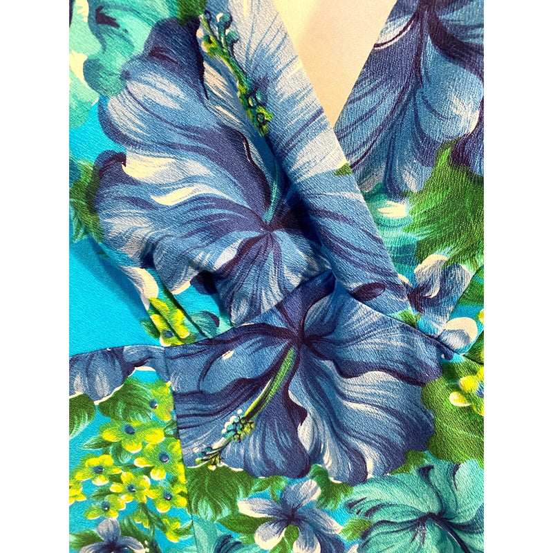 Vintage Original Hawaiian Tops Dress 1960's Tiki/Aloha Size S Made in Hawaii