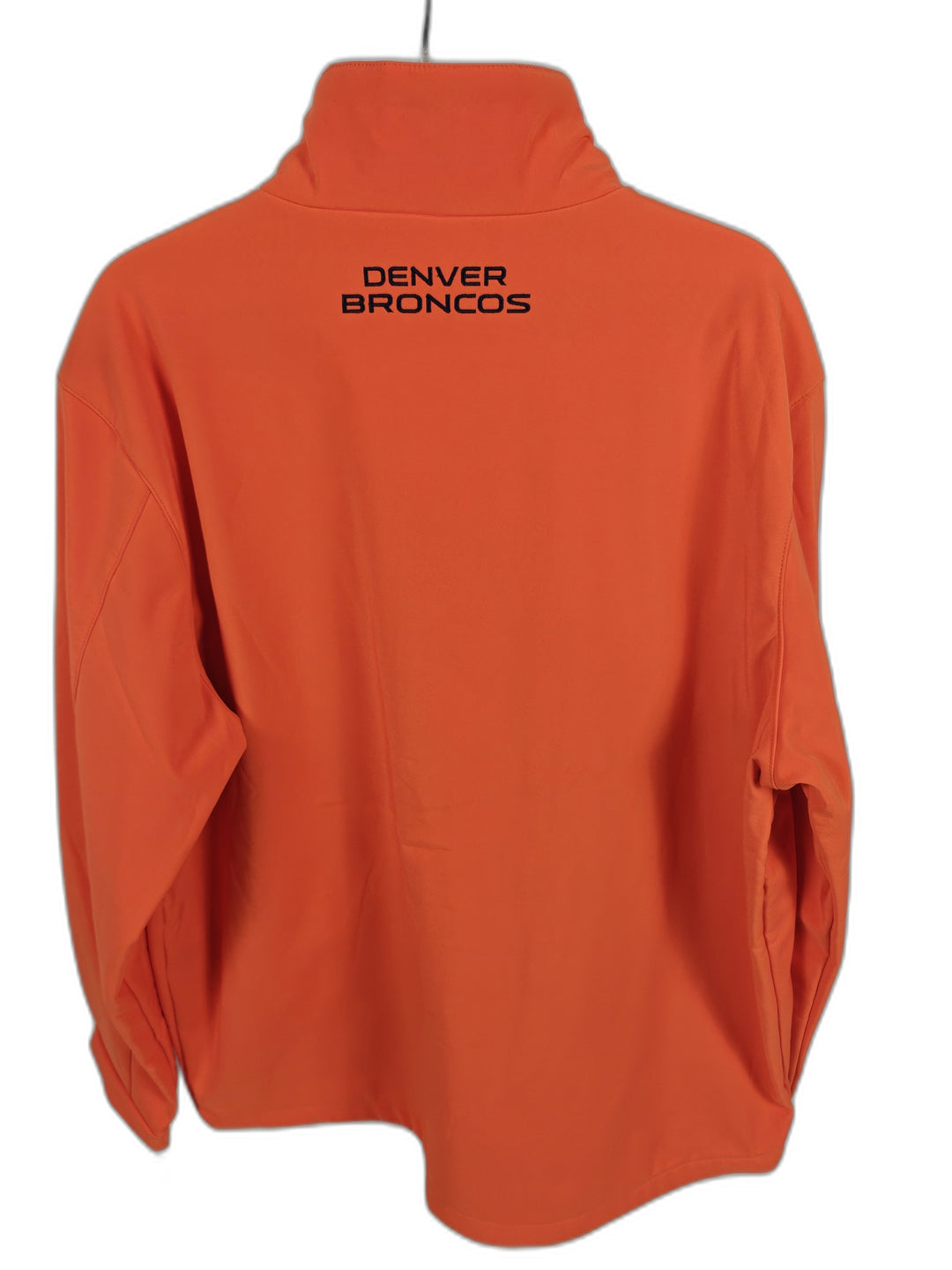 Mens NFL Denver Broncos Softshell Jacket Orange Full Zip XL New With Tags