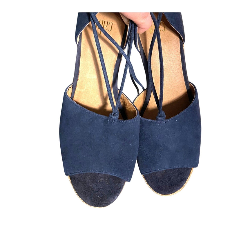 Cabi Wedge Sandals Dark Blue Size 6M