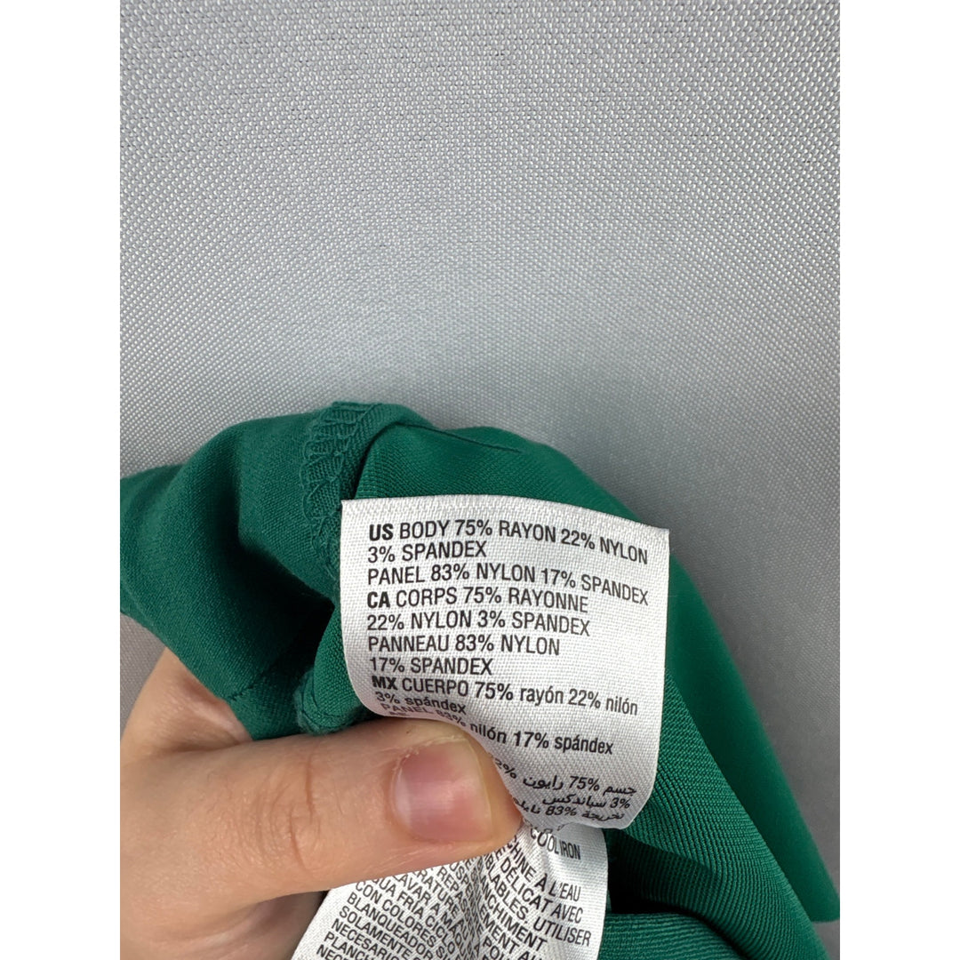 Women’s JM Collection Petite Large Green Straight Leg Slacks