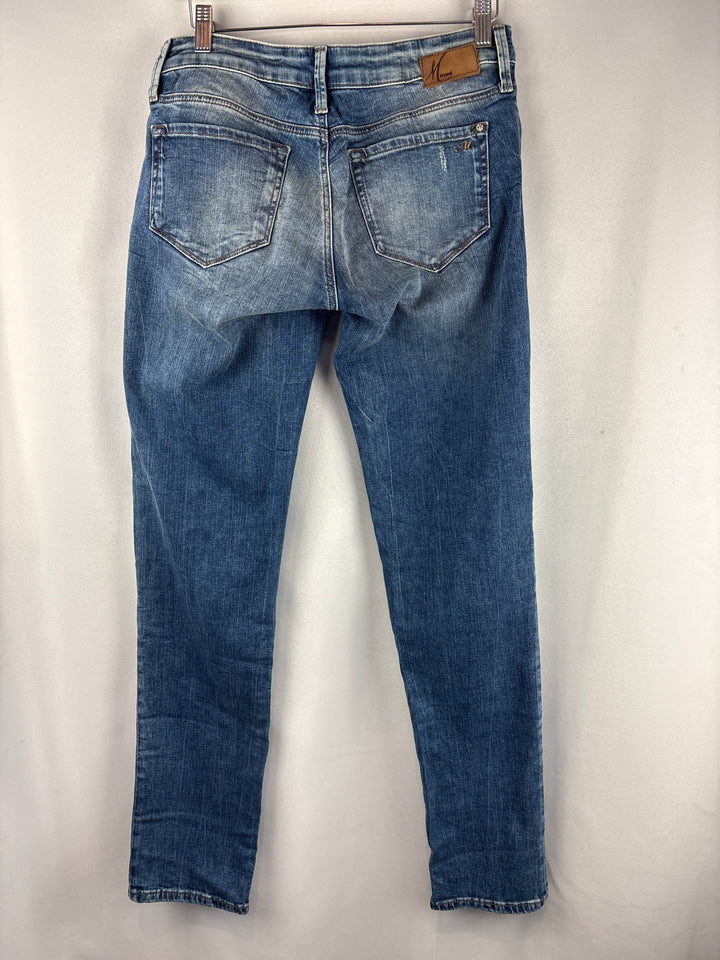 Women’s Mavi Size 27/32 Medium Wash Blue Skinny Jeans