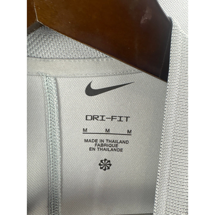 Men’s Nike Medium Gray 3/4 Button Dri-Fit Shirt