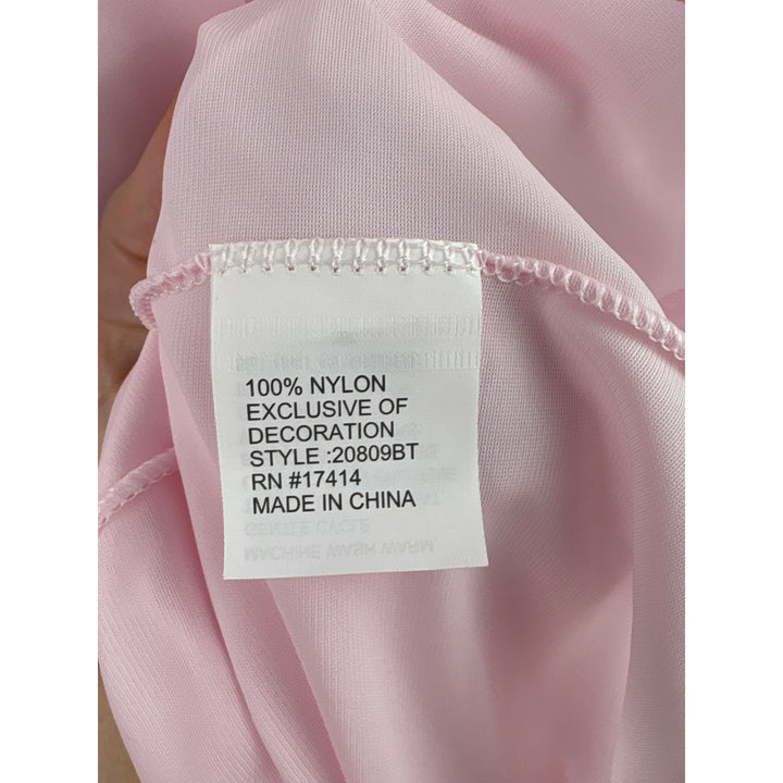 Women’s Miss Elaine Medium Baby Pink Satiny Nightgown