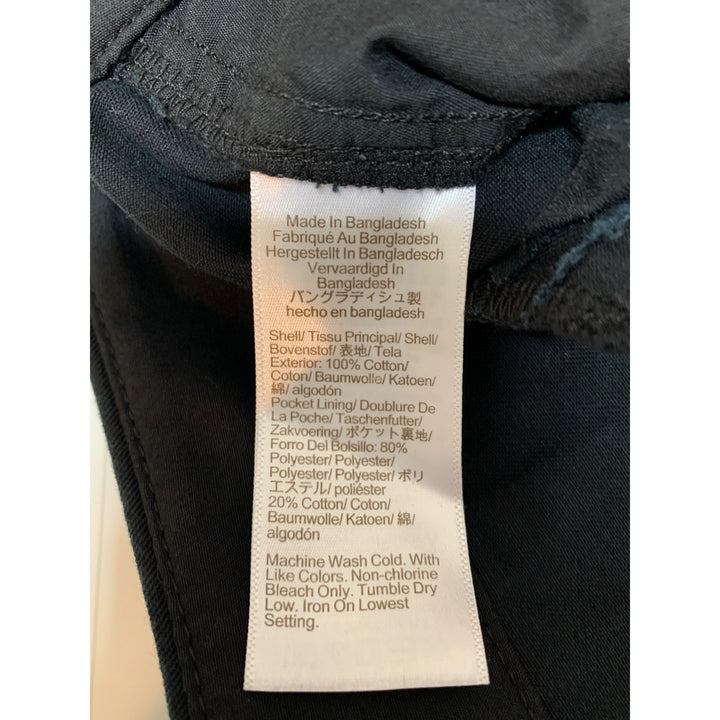 J.Crew Womens Black Cotton Blend Shorts Size 8