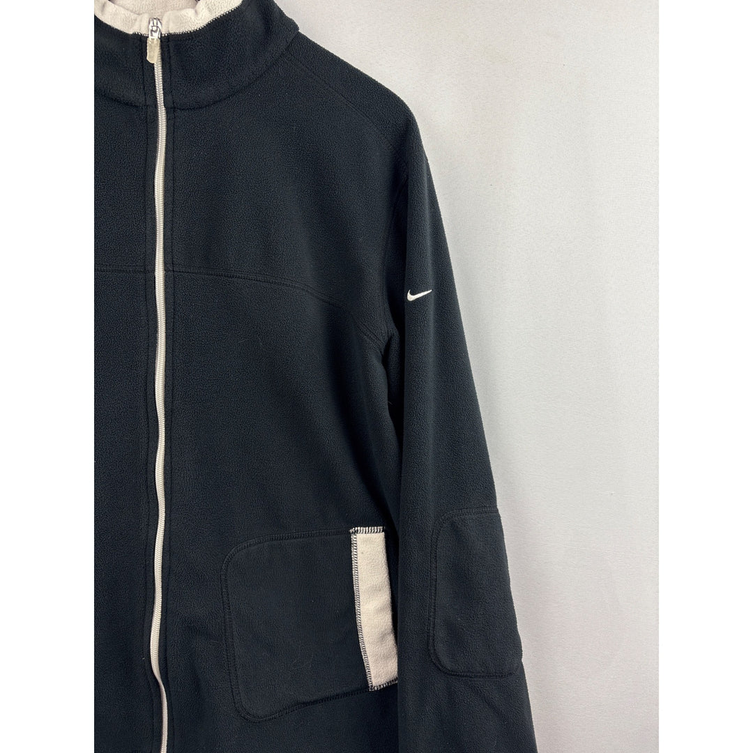 Women’s Nike XL Black Fleece Zip Up Jacket with Pockets