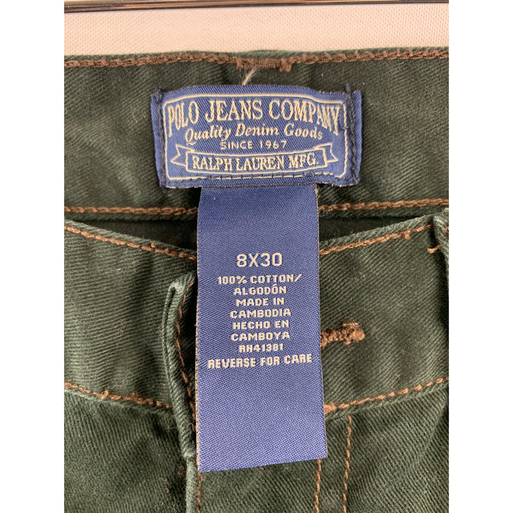 Women's Ralph Lauren Black Denim Jeans Size 8x30