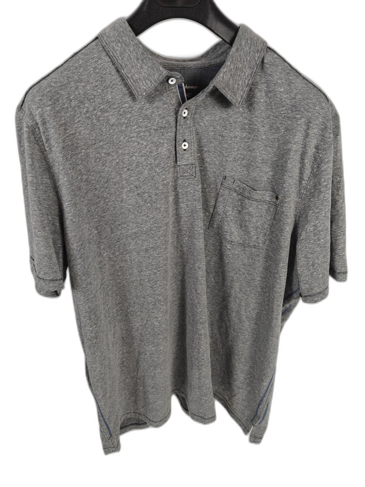 Mens Tommy Bahama IslandZone Polo Gray 3XL