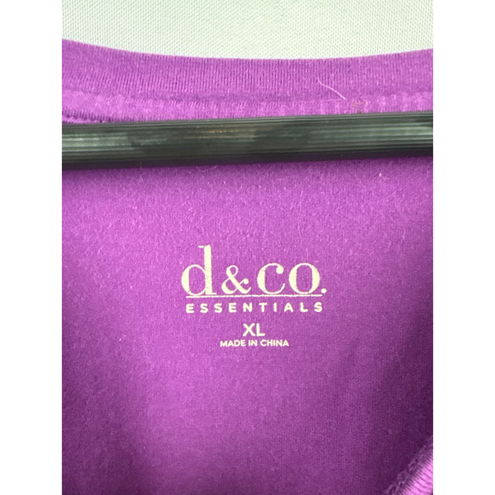 Women’s D&Co XL Purple Long Sleeve Shirt