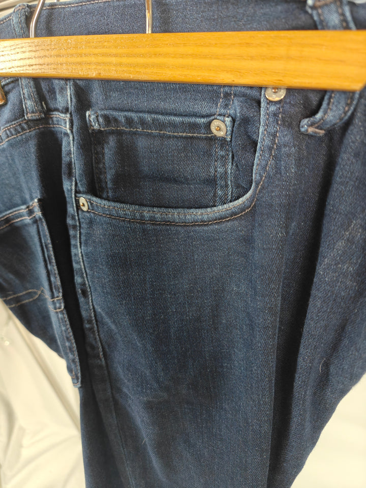 Men’s Lucky Brand Athletic Slim Jeans Dark Blue Size 38