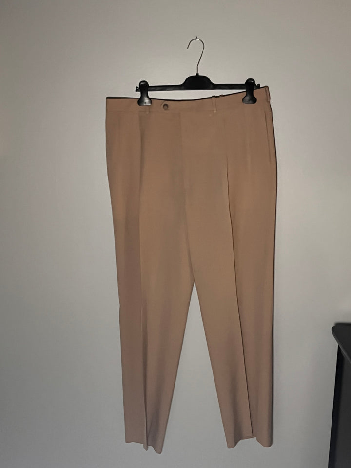 Men's Barry Bricken Pleated Dress Pants Khaki Size Large