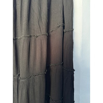 Women’s Serendipity Black Ribbed Maxi Dress Sz XL