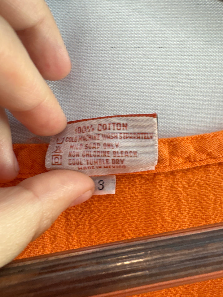Women’s Oh My Gauze! XXL Bright Orange Sleeveless Blosue
