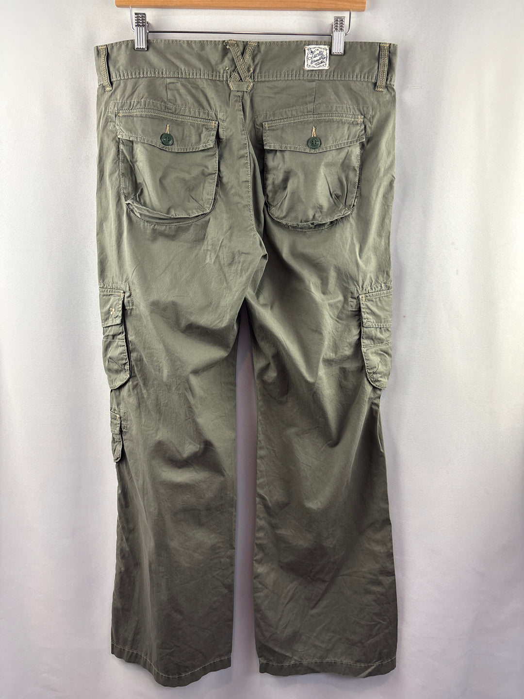 Women’s The Lucky Brand Size 12/31 Green Cargo Pants