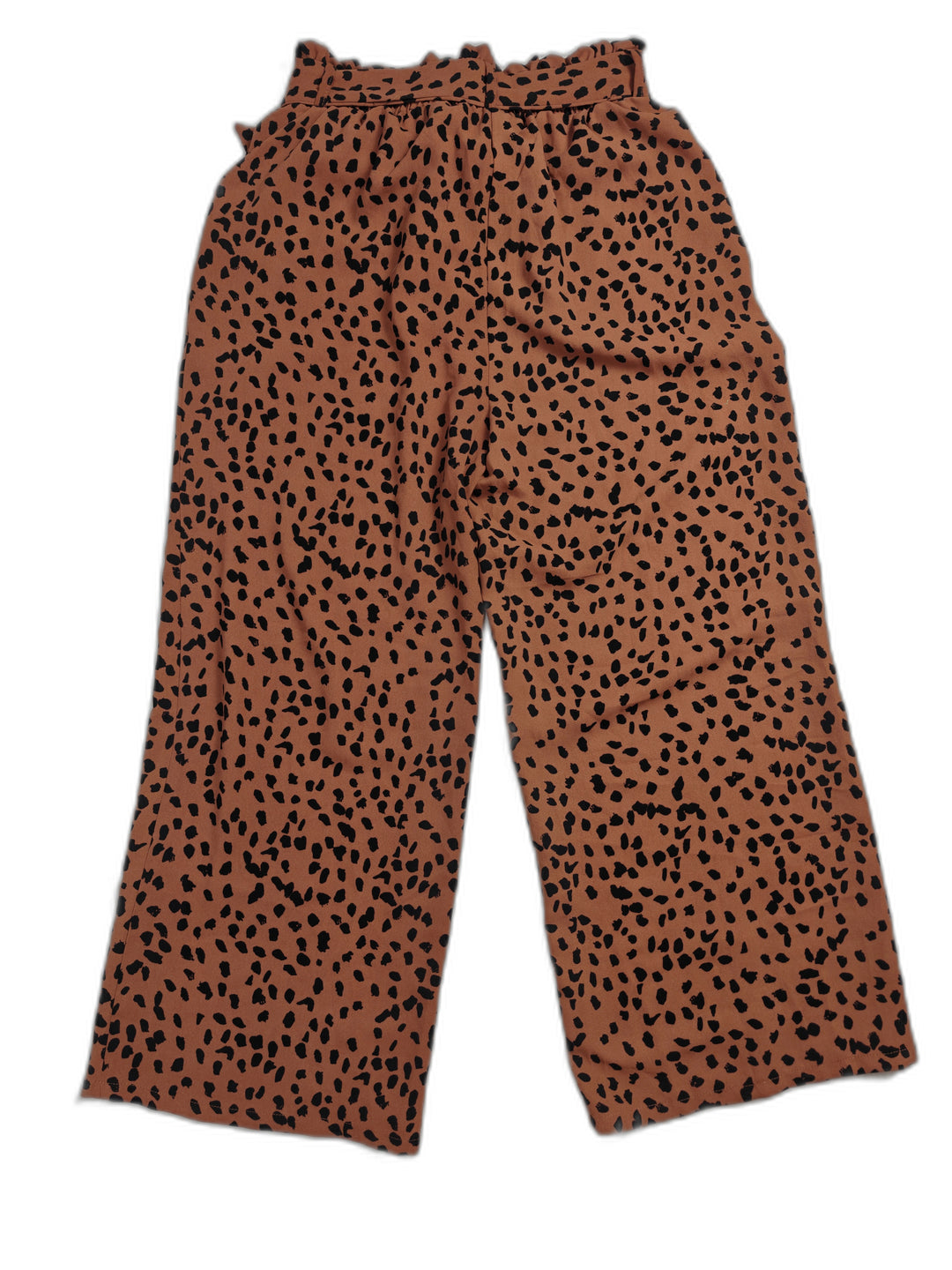 Women Unbranded Wide Leg Pants Brown Black Large