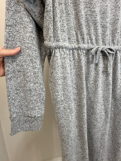 Torrid Super Soft Plush Skater Dress Heather Gray NWOT Sz1 /1X / 14-16