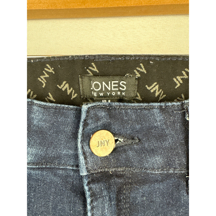 Jones New York Womens Dark Wash Denim Jeans Size 8