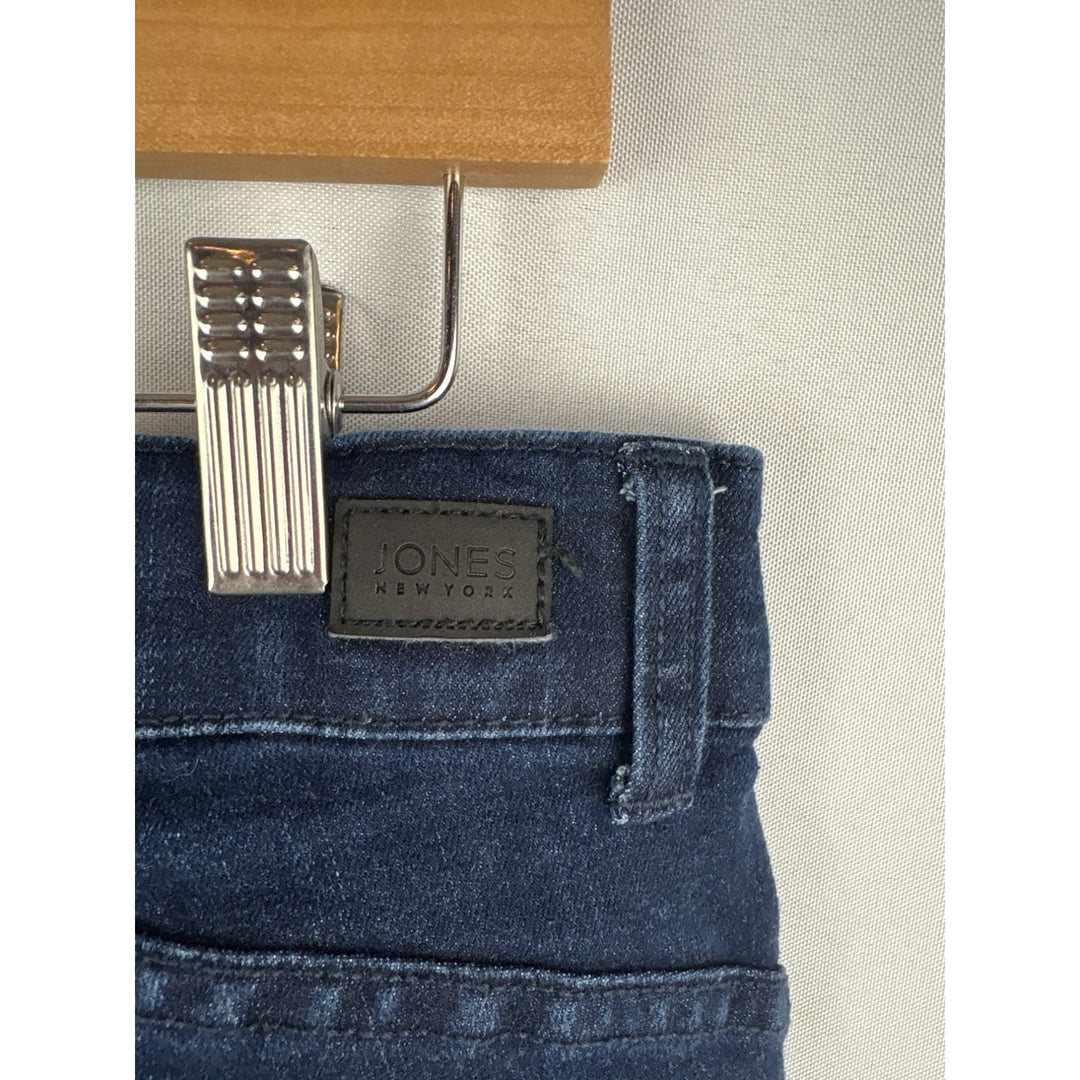 Jones New York Womens Dark Wash Denim Jeans Size 8