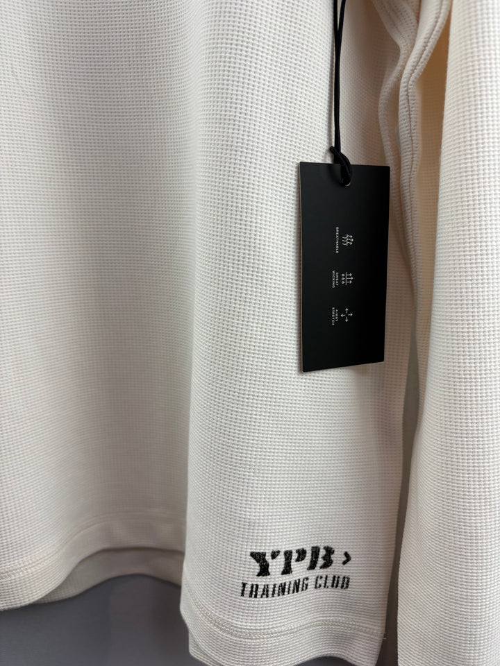 Men’s YPB Large Cream Long Sleeve Waffle Shirt
