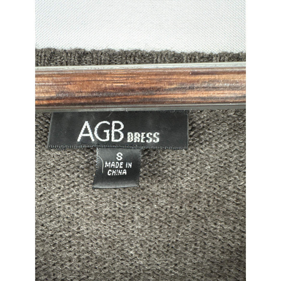 Women’s AGB Dress Small Dark Brown Sweater Dress