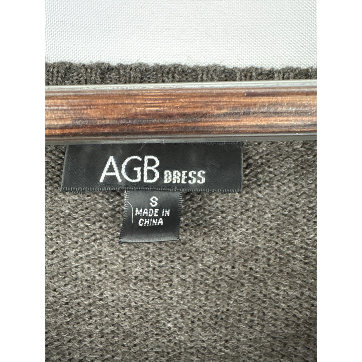 Women’s AGB Dress Small Dark Brown Sweater Dress