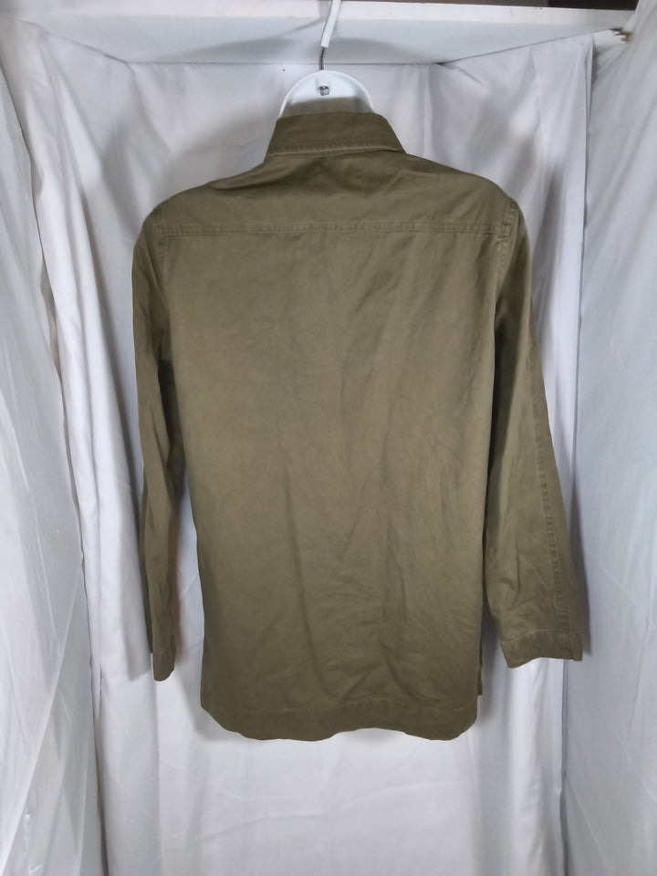 Sincerely Jules Olive Green Utility Field Jacket Casual Layering XS