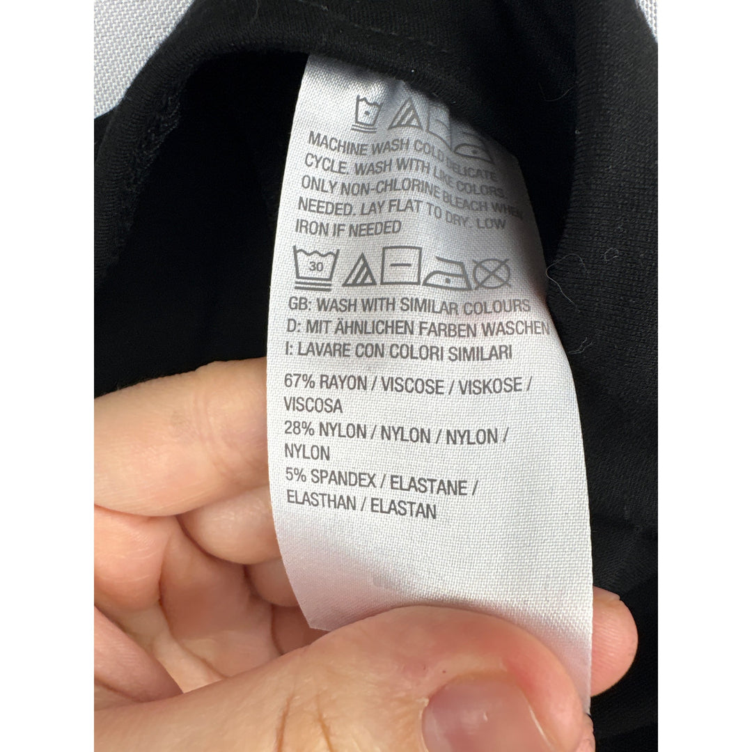 Women’s Susan Graver Large Black Spandex Slacks