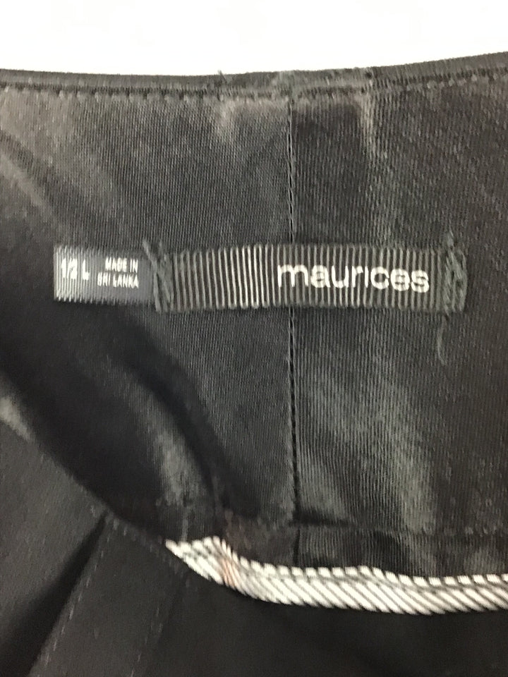 Women’s Maurices Black Slacks Size 1/2