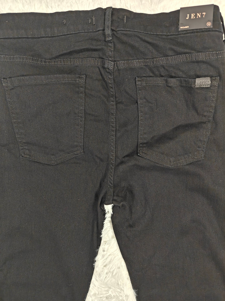 JEN7 Womens Black Trouser Jeans Size 14 Stretch Denim NWT
