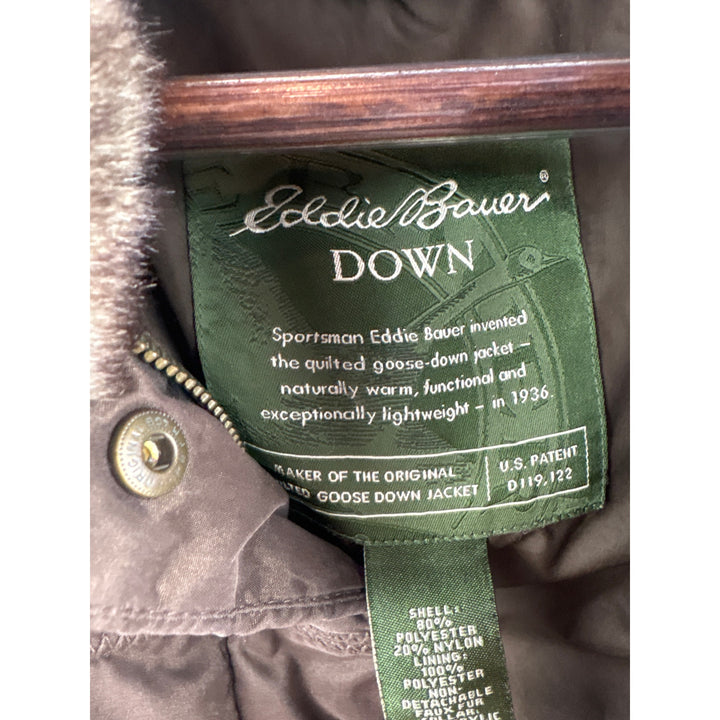 Women’s Eddie Bauer Large Brown Puffer Vest