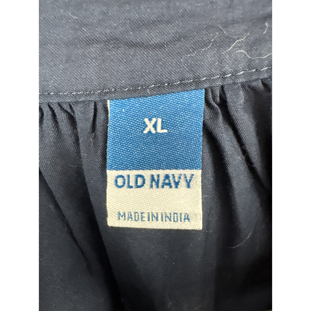 Women’s Old Navy XL Navy Blue Long Sleeve Blouse