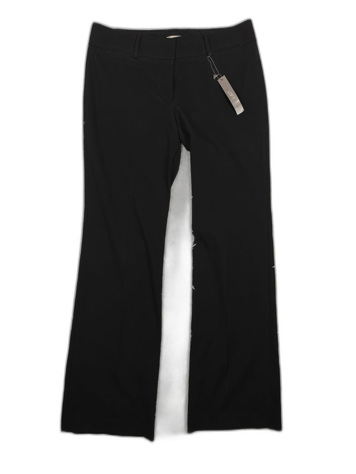Ann Taylor LOFT Womens Black Dress Pants Size 12 Tall NWT
