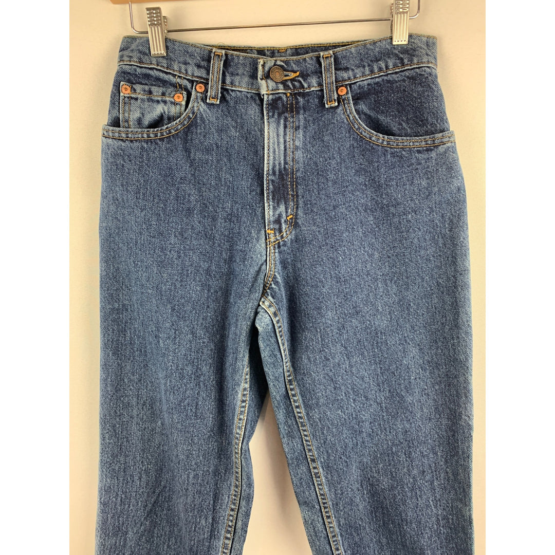 Levis 550 Womens Relaxed Fit Tapered Leg Jeans Size W32 L30 Denim Blue