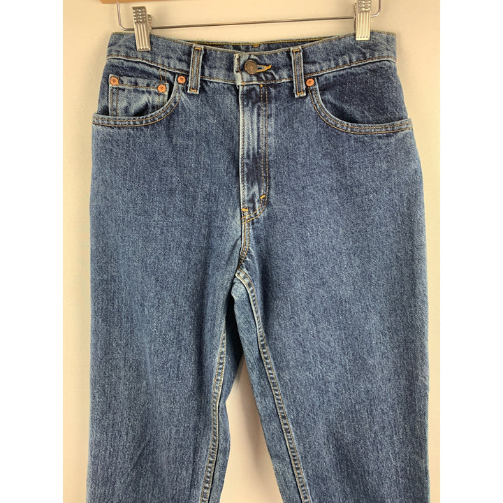 Levis 550 Womens Relaxed Fit Tapered Leg Jeans Size W32 L30 Denim Blue