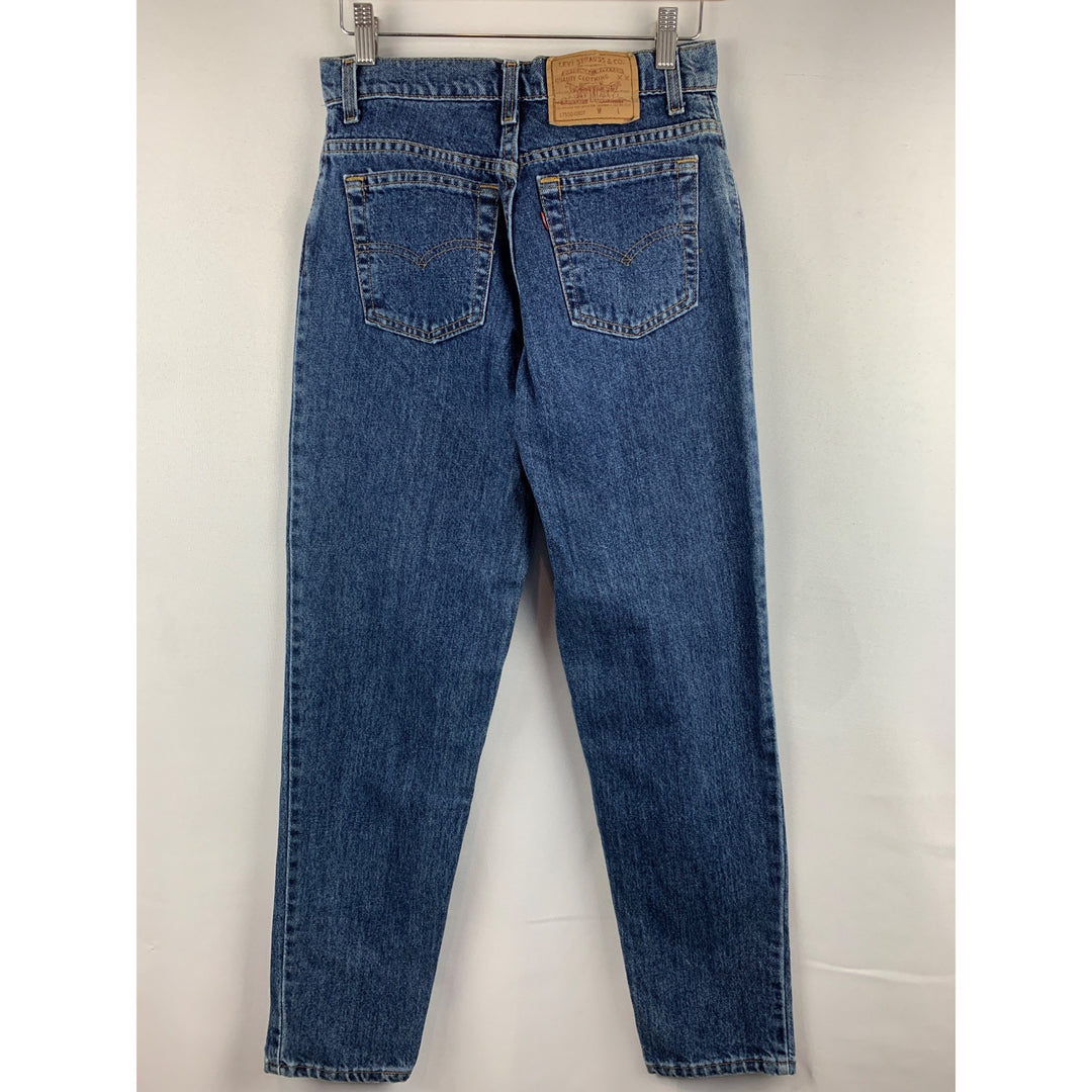 Levis 550 Womens Relaxed Fit Tapered Leg Jeans Size W32 L30 Denim Blue