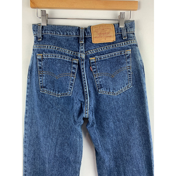 Levis 550 Womens Relaxed Fit Tapered Leg Jeans Size W32 L30 Denim Blue