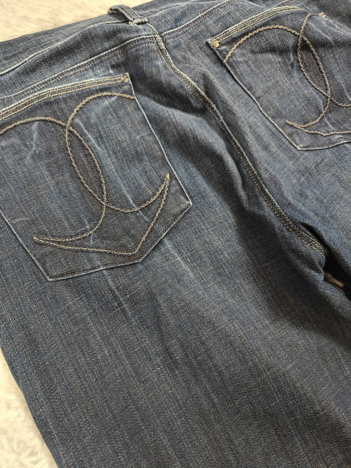 Womens Citizens Of Humanity Bootcut Jeans Dark Blue Denim Size 32