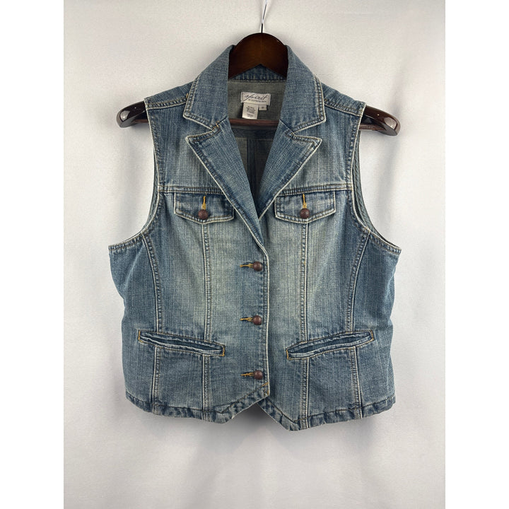 Women’s Spirit Size 12 Light Washed Jean Vest