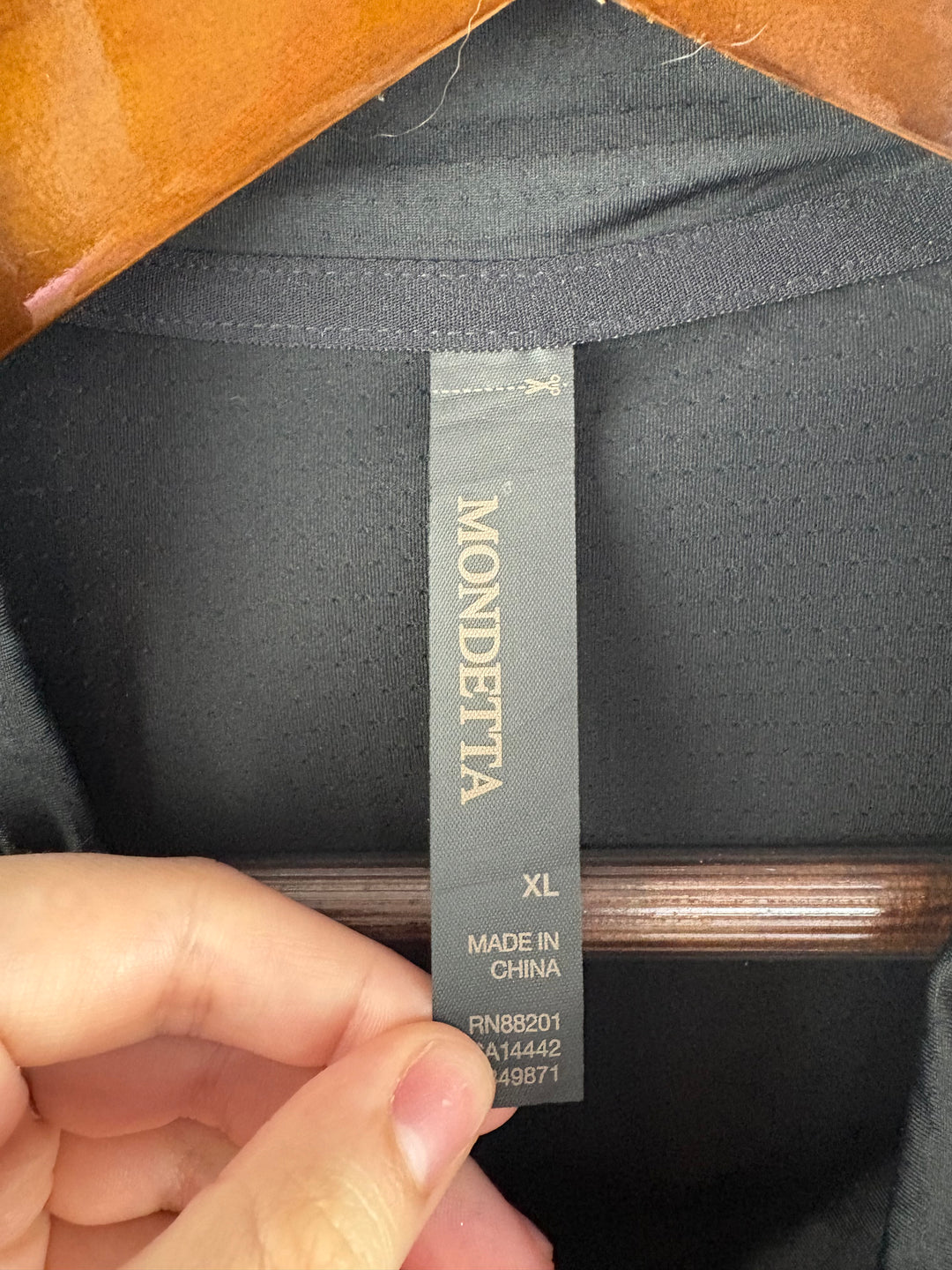 Women’s Mondetta XL Black Zip-Up Hoodie
