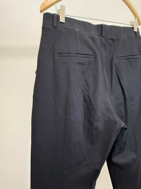 Mary Crafts Pull On Straight Leg Pants Black Sz12