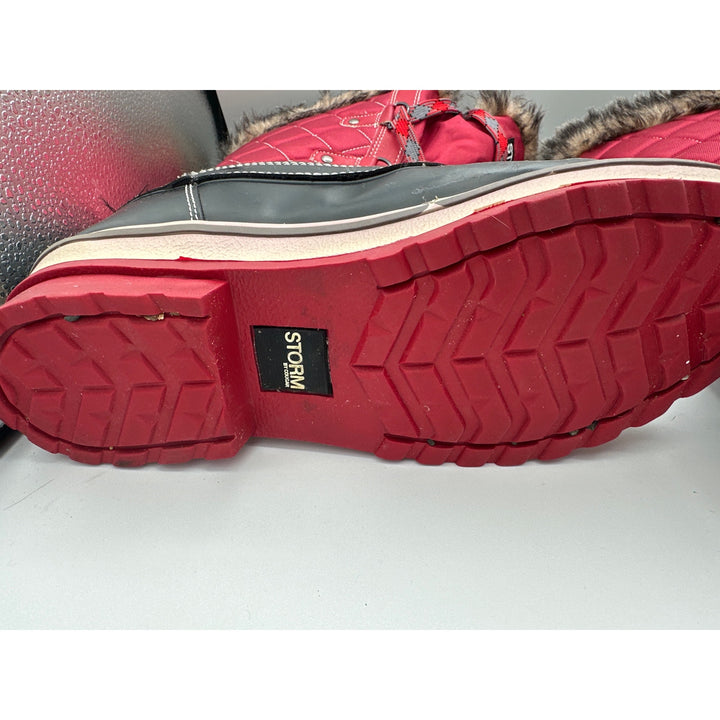 Women’s Storm by Cougar Aspen P Red & Black Snow Boots Size 8M