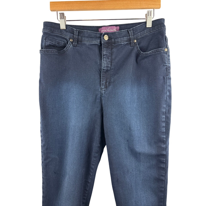 Women’s Gloria Vanderbilt Size 14 Dark Washed Blue Skinny Jeans