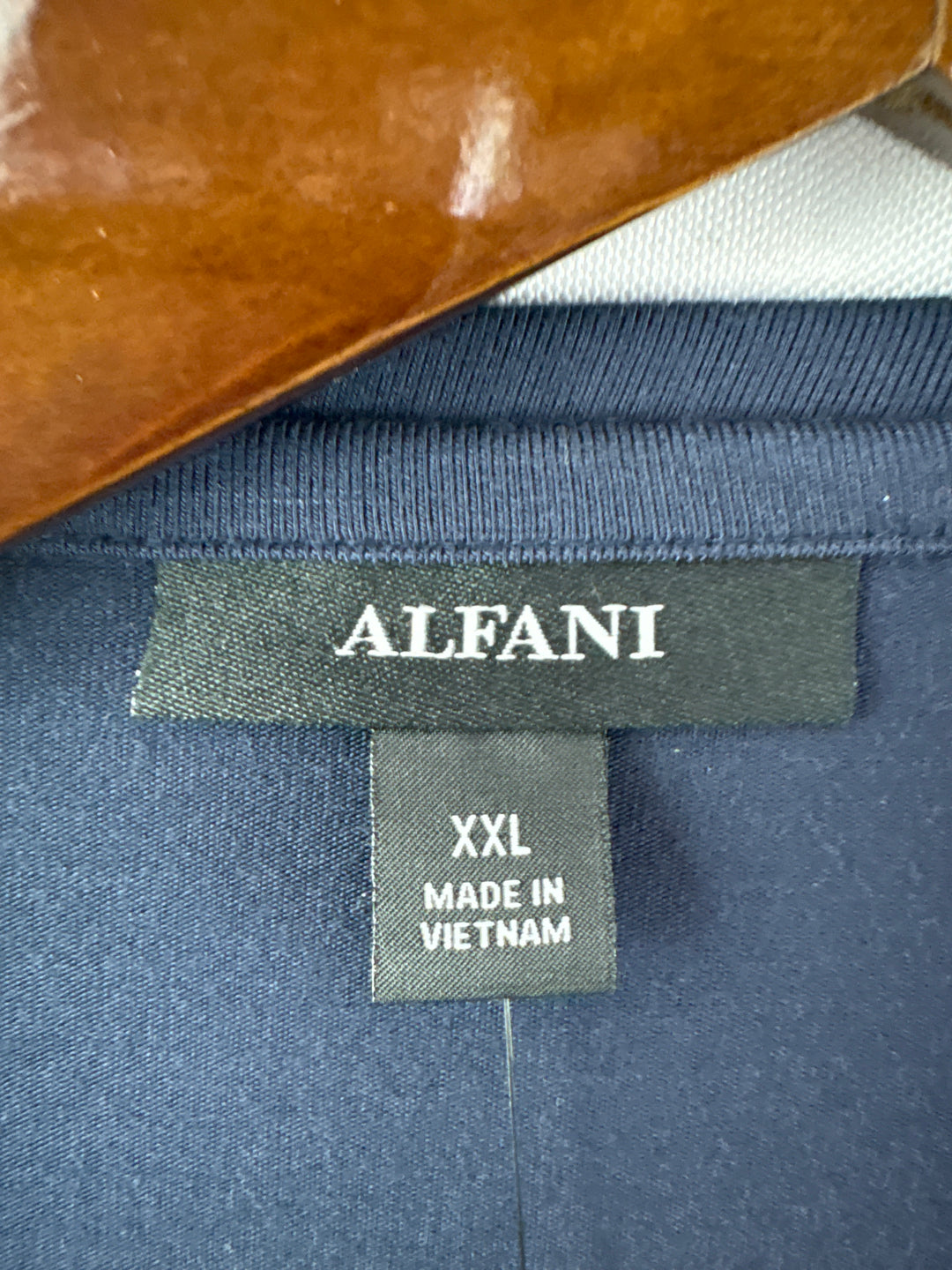 Women’s Alfani XXL Navy Blue Long Sleeve Shirt