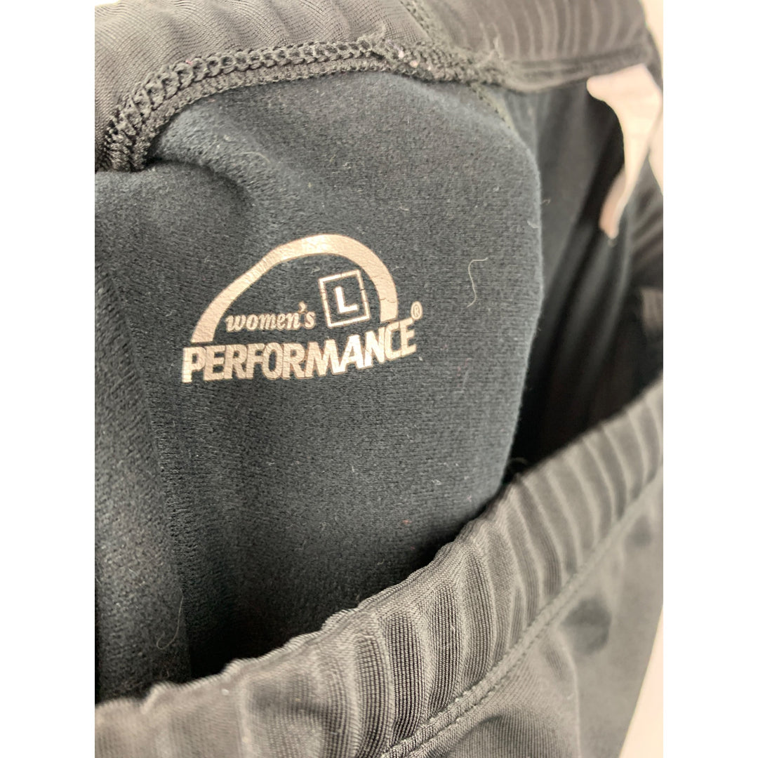 Women’s Performance Thick Black Leggings Bike Wear Size L