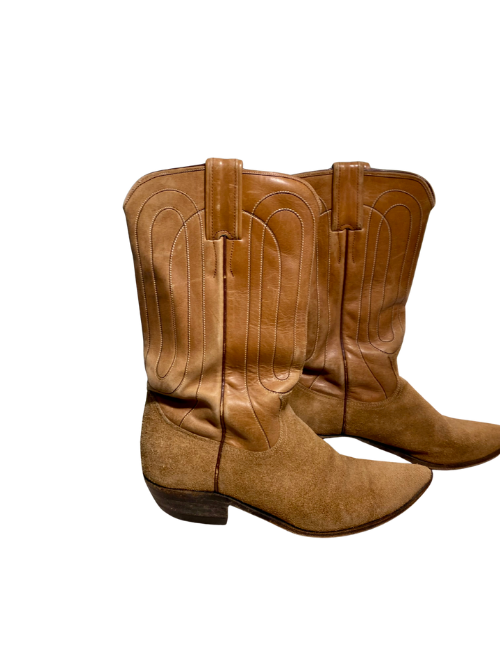 Vintage Ladies Justin Cowboy Boots Made in the USA Size 6